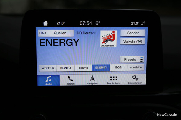 Ford Focus ST-Line Touchscreen